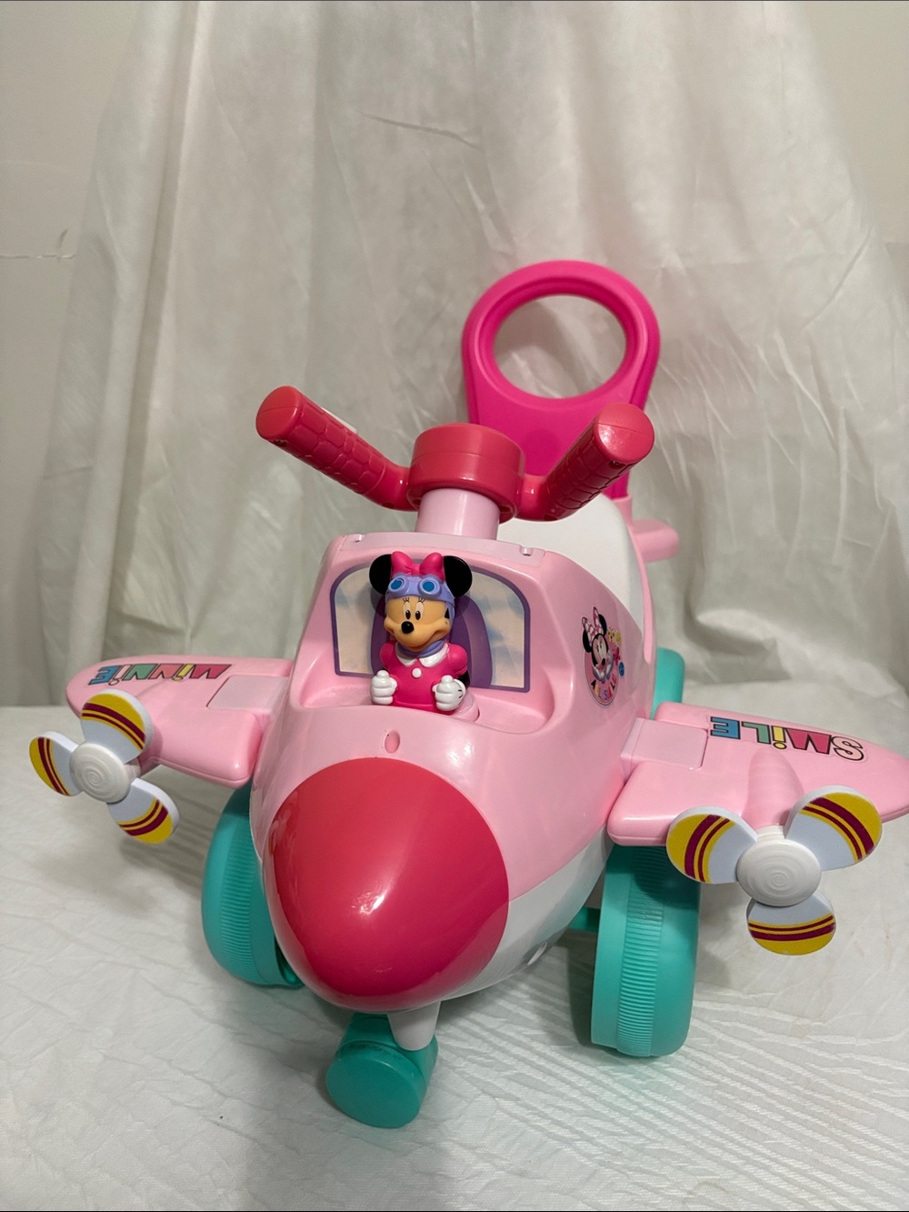 Disney Minnie Activity Ride-On Airplane with lights and sound
